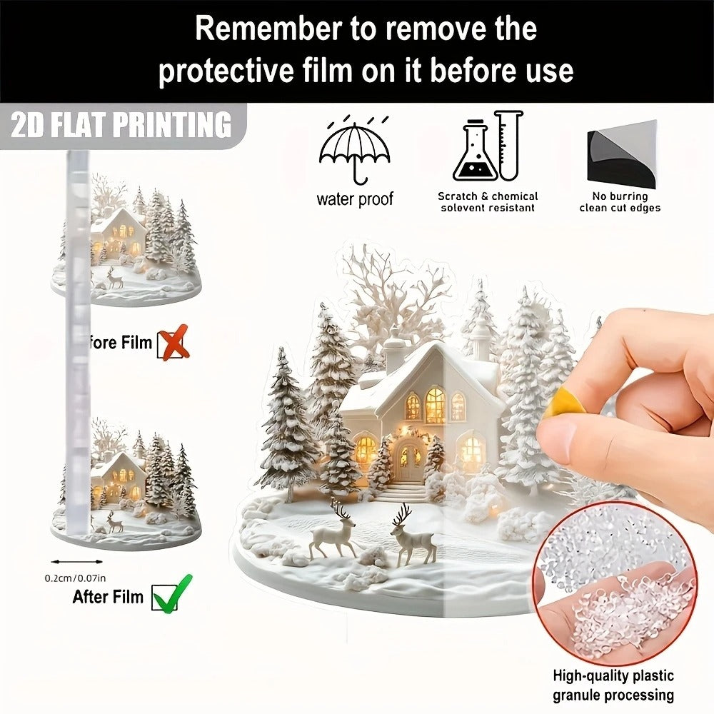 Julekrybbe Dekoration - Akryl Julepynt