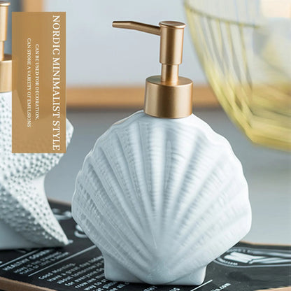 Elegant keramisk sæbedispenser