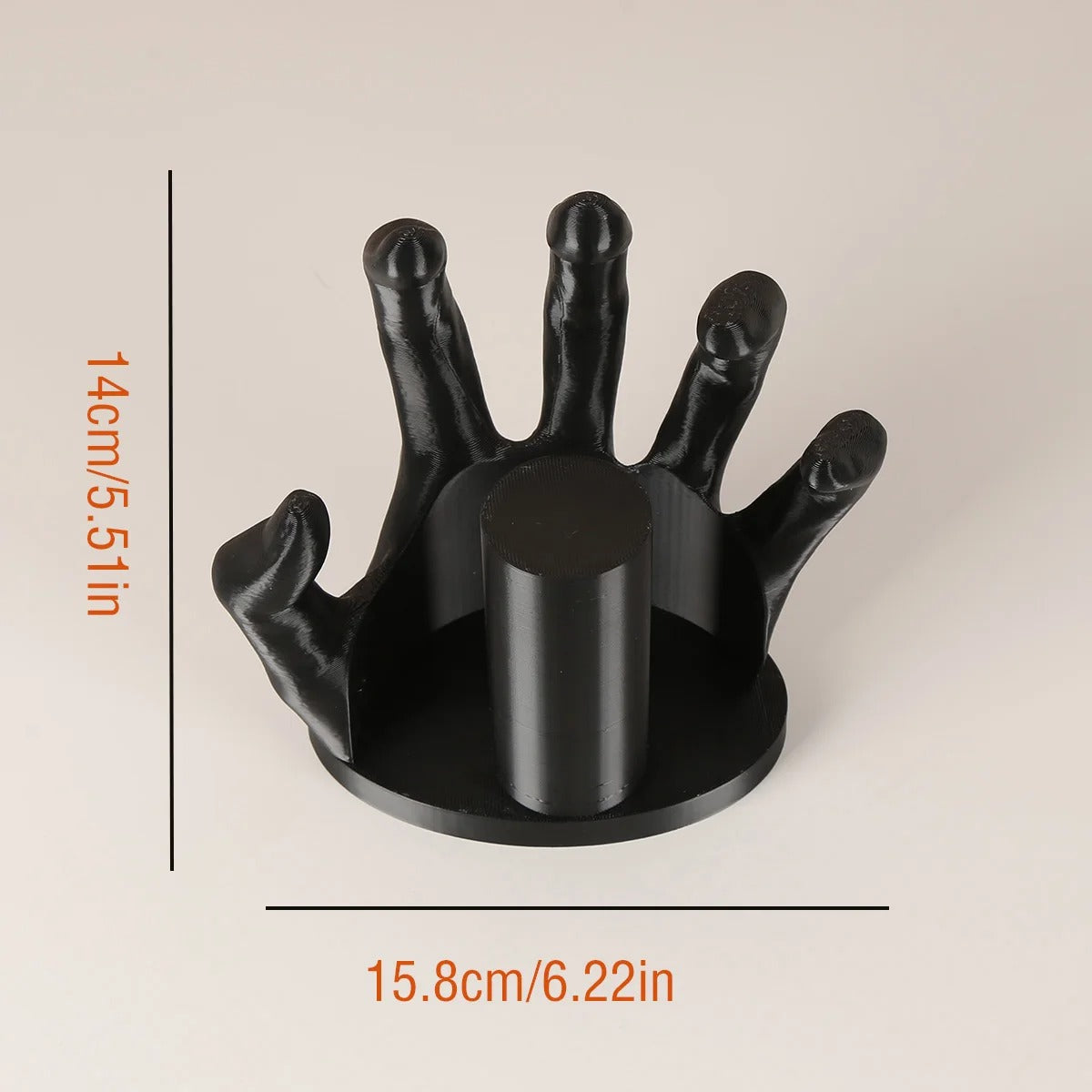 Gotisk Heksehånd Toiletpapirholder