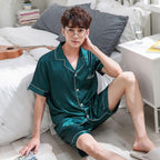 Festligt Julepysjamasæt med Korte Ærmer